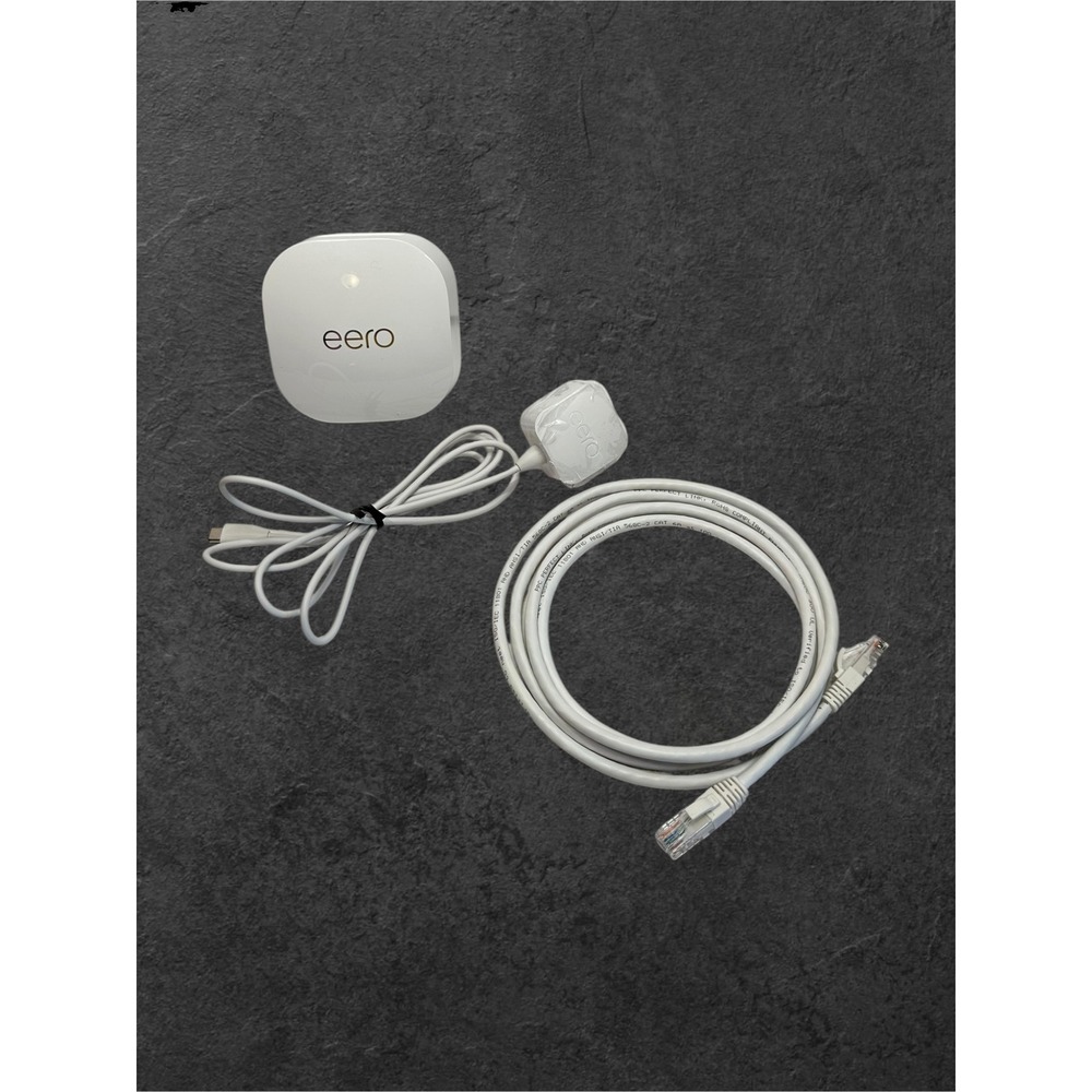 eero 6+ Mesh Wi-Fi Router R010001 White Dual-Band Gigabit Wi-Fi 6